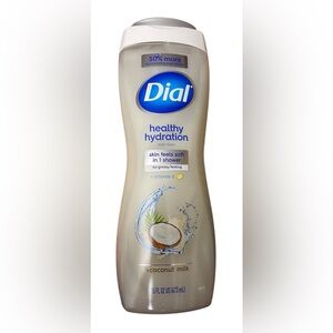 Dial Healthy Hydration Coconut Milk Body Wash 16 fl oz Moisturizing Vitamin E